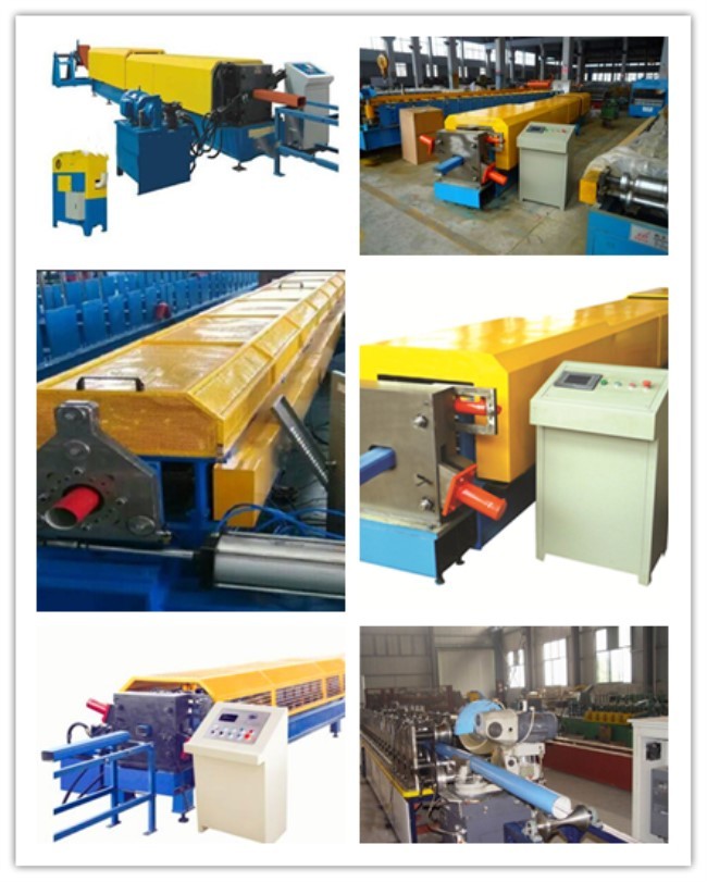 CE Certification Drain Pipe Making Machine With Hydraulic Post Cutting