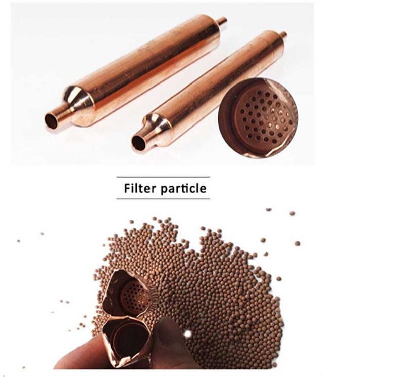 40g Copper Filter Drier Heat Exchanger Components For Commercial