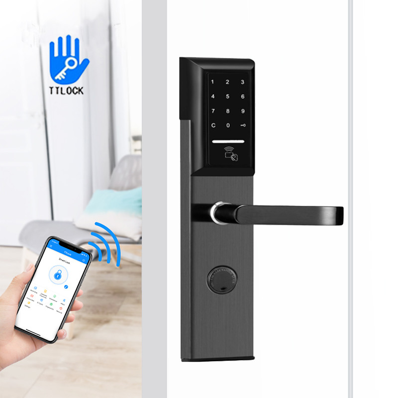 Stainless Steel 6068 Mortise TTlock App Controlled Door Lock with Smart Keypad