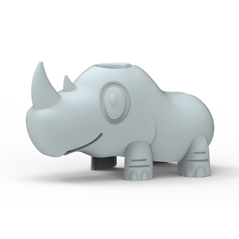 Pantone Colors Bathtub Water Spout Cover BPA Free Cartoon Cute Rhino Shape