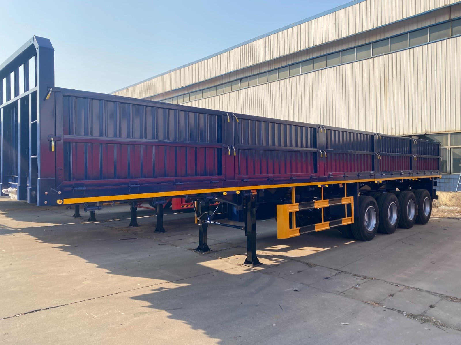 Enhanced Heavy-Duty Side WallContainer Semi Trailer Versatile Durable And Efficient Transport Solution For All Your Cargo Needs