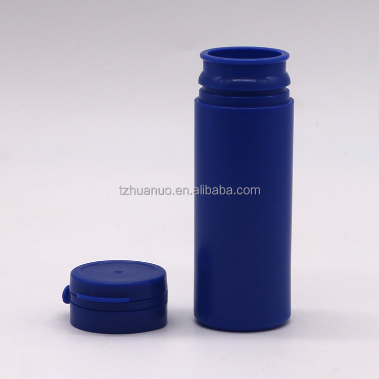 TEAR-OFF Sealing Type Frosted 50ML PE Plastic Bottle for Supplement Pill Capsule Storage