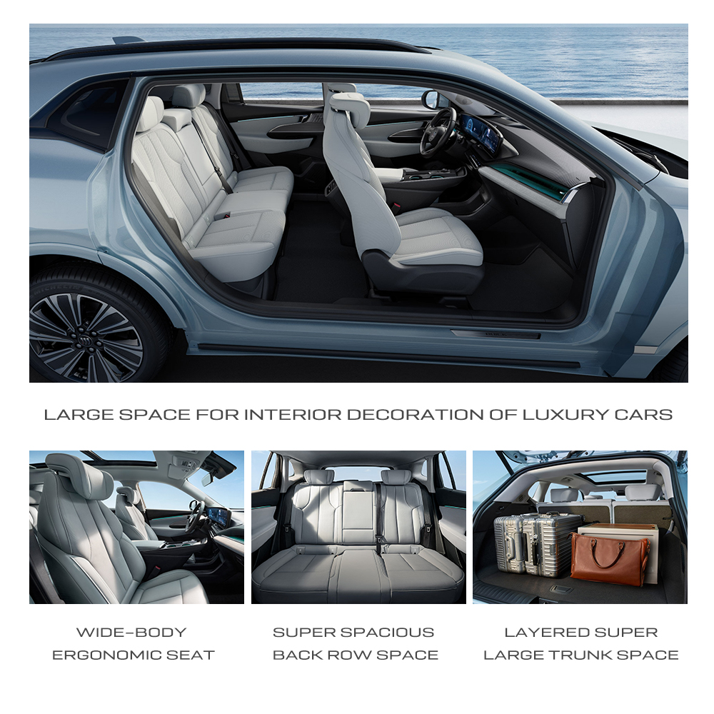 Buick E5 Energy Electric Vehicle Economical Comfortable Spacious for Adults Safe and Ultium Battery at Max Speed 180km/h