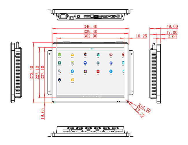 15-Inch Android Screen for Factory Automation and Industrial HMI Solutions