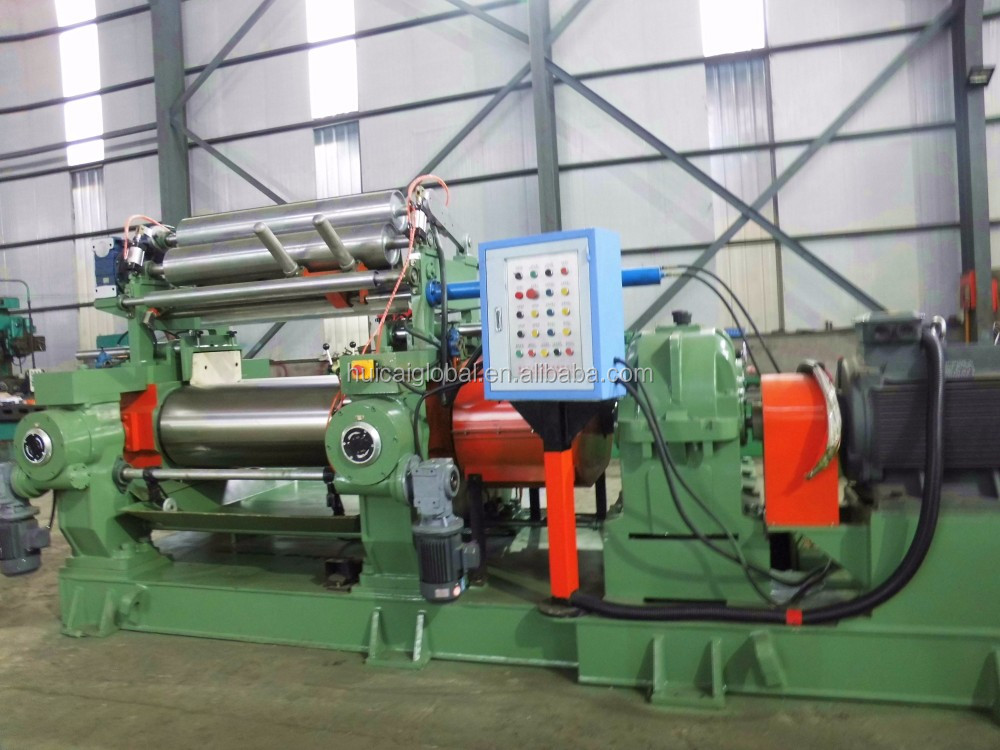 XK-400 Two Roll Rubber Mixing Mill with 450 mm Diameter Roll and 2000 KG Weight