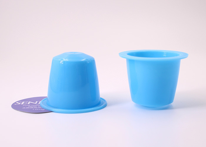 Colored Empty Plastic Reusable 7ml Coffee Capsules Pod
