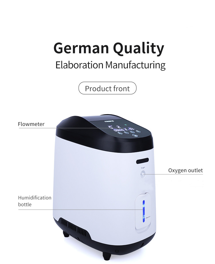 9L Silent Oxygen Generation Device Medical Continuous Portable Oxygen Concentrator