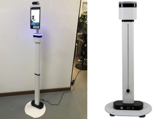 8" 10" LCD Screen MIPS management software Thermal Scanner face recognition access control system safe temp. kiosk