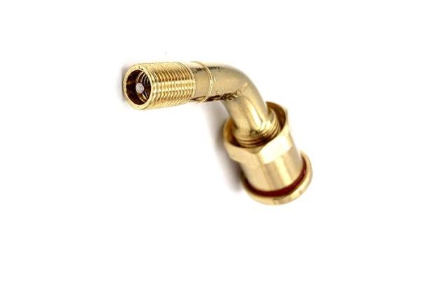 High Pressure Metal Valve Stems , Brass Stem Tire Valves V3.22.1 9.7mm Rim Hole