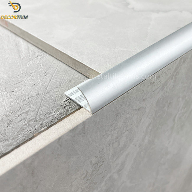 Aluminium Round Edge Tile Trim Wall Edge Protector 20mm Tile Trim