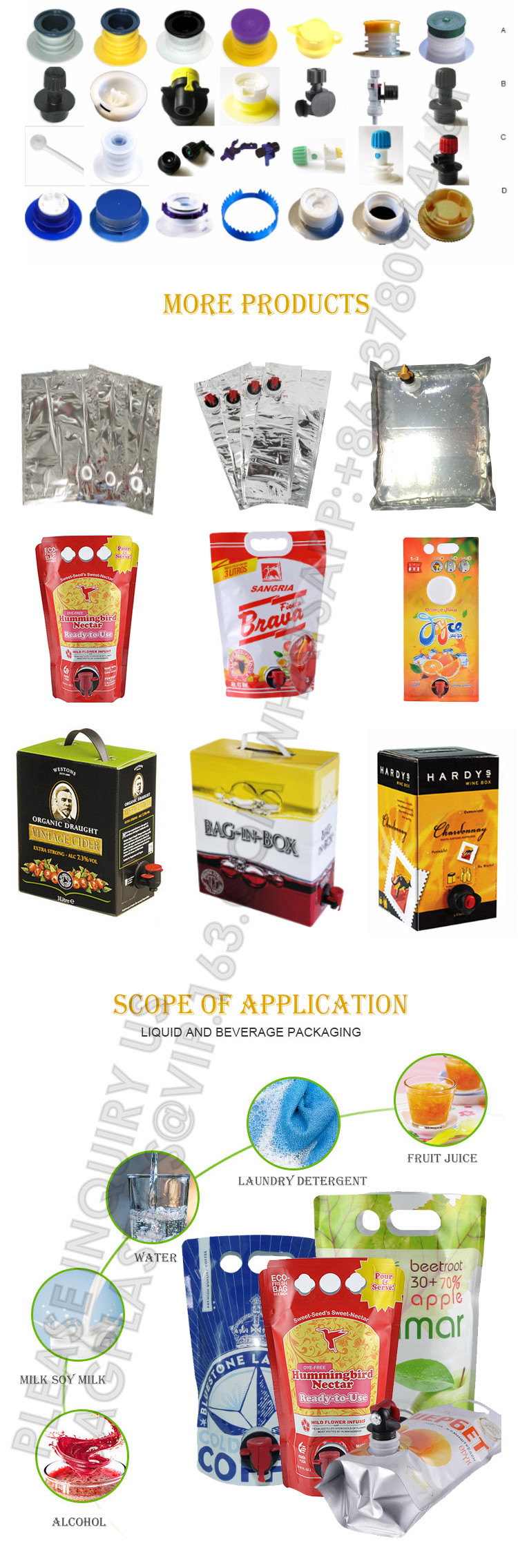 Bag In Box Liquid Gel Sanitizer Soap Refill Pouch Custom Biodegradable Kraft Paper Pouch For Food Spout Bag