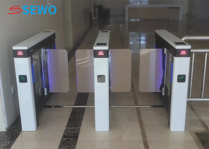 Entrance Automatic Swing Barrier Turnstile Smart Pedestrian Access Control System