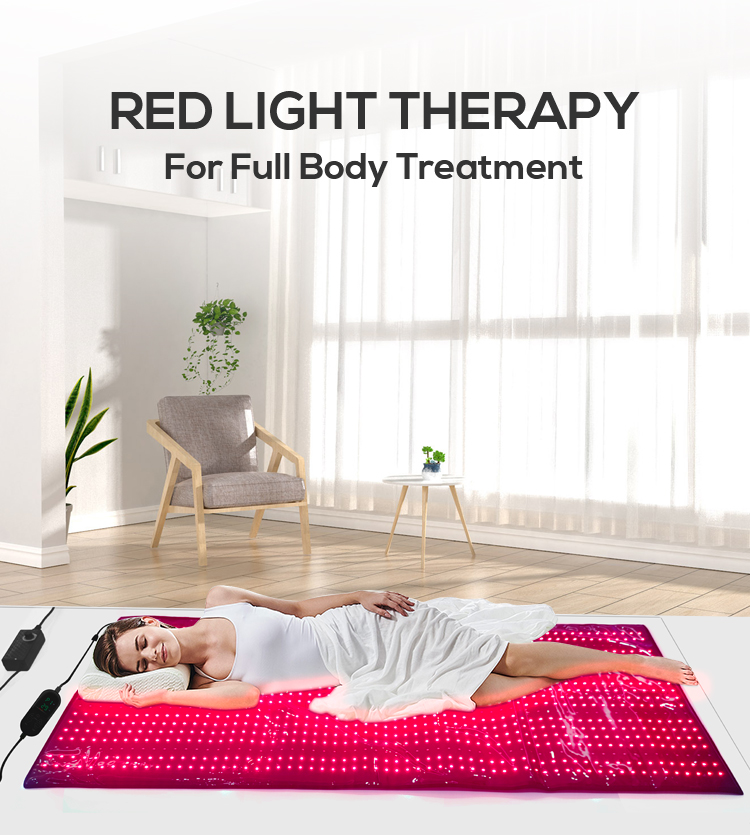 Waterproof Large Size Body Red Light Therapy Sleeping Sauna Bag Mat with 660nm 850nm LEDs
