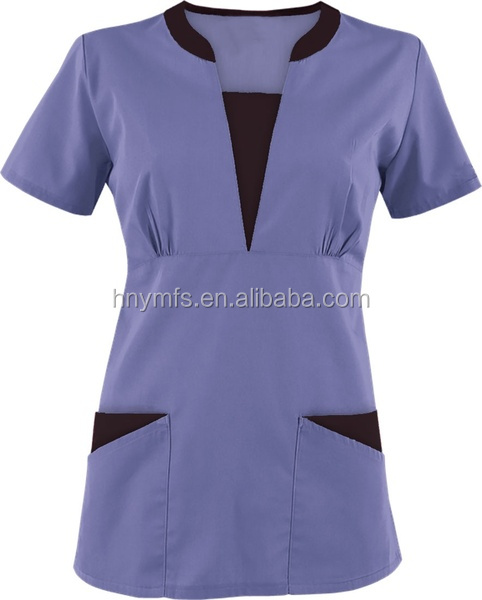 3 Pockets Hospital Scrub Suit Custom Logo Medical Doctors Maternity Scrubs