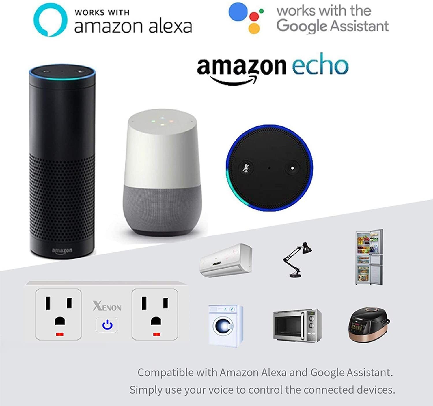 For Tuya Smart Output Plug Wifi Smart Plug Support Wifi US Standard Remote Control, Device Sharing