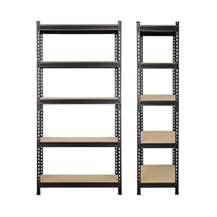 Adjustable Light Duty Boltless Galvanized Steel Storage Shelf Rack For Garage / Warehouse / Office