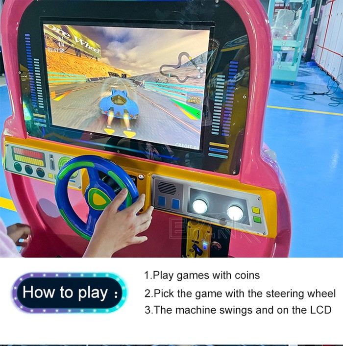220v Moo Star Swing Machine Kids Swing Car For Amusement Park