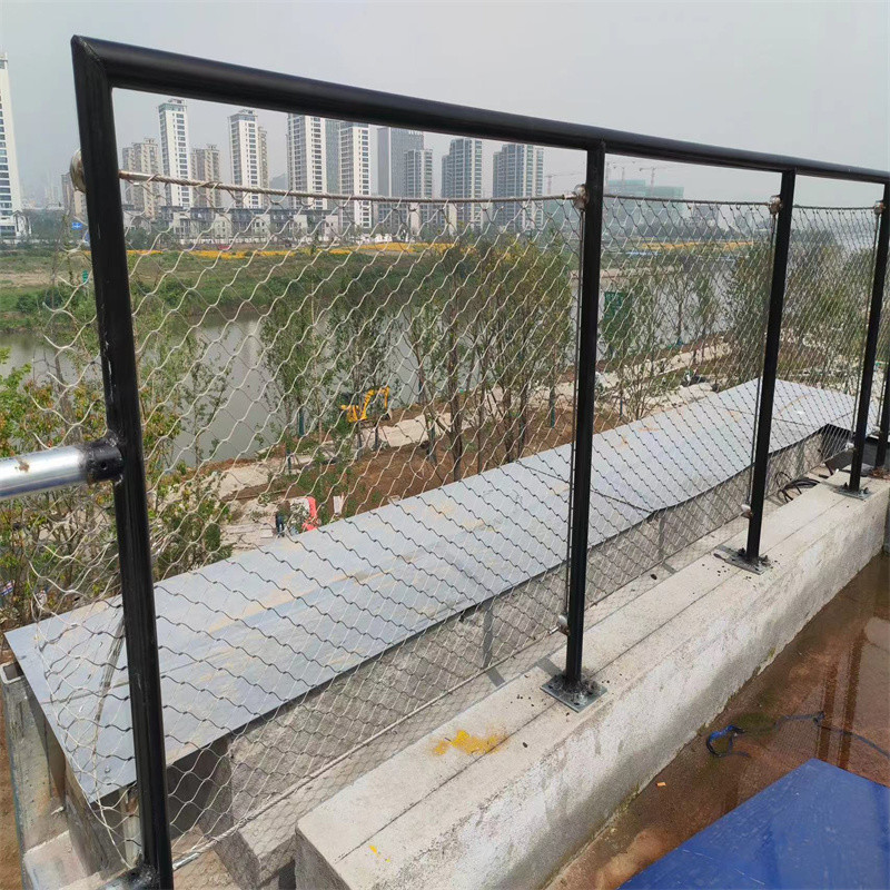 SUS316 Stainless Steel Cable Mesh For Safety Webnet Balustrade Infill