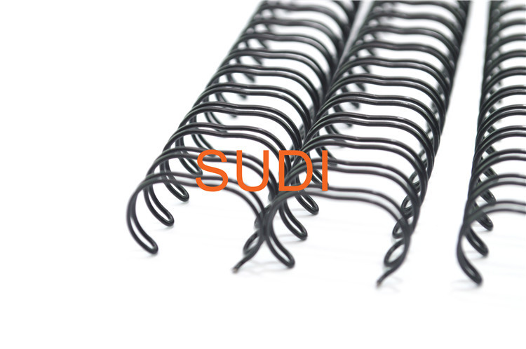 Black Nylon Coated 5/16 Inch Twin Loop Binding Wire