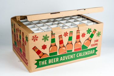 OEM Recyclable Christmas Countdown Gift Box , Leakproof Empty Advent Calendar Boxes