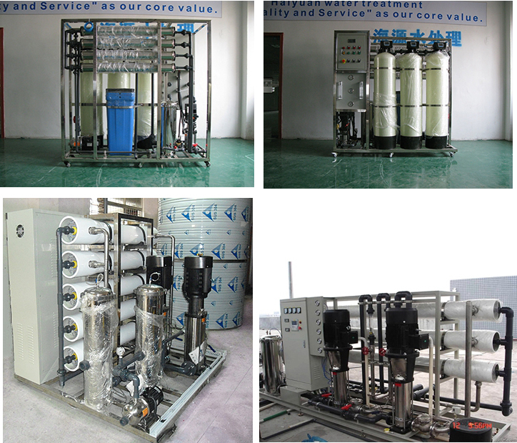 1TPH Commercial Water Softener System DOW Membrane With Iron Filter
