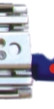 Sliding Channel Track Step Pulling And Closing Slide With Lock Function