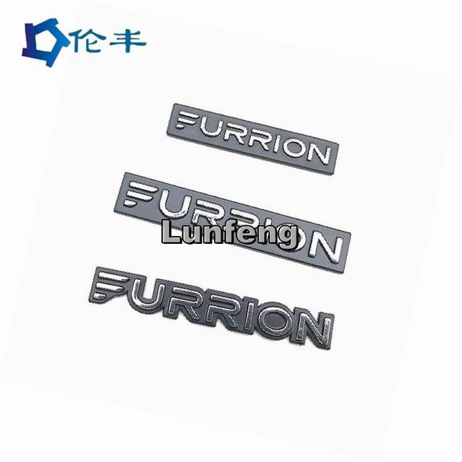 Metal Sticker Aluminum Nameplate Pantone Blank Logo Die Punching