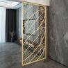 Buy cheap Interior Decor Gold Room Divider Screen Laser Cut Privacy Panels from wholesalers