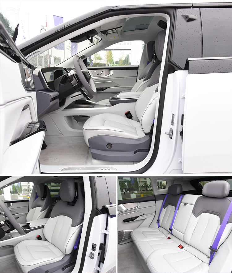 Hiphi Pure Electric Mid to Large SUV 2024 Inventory Car in Gray with 2950mm Wheelbase