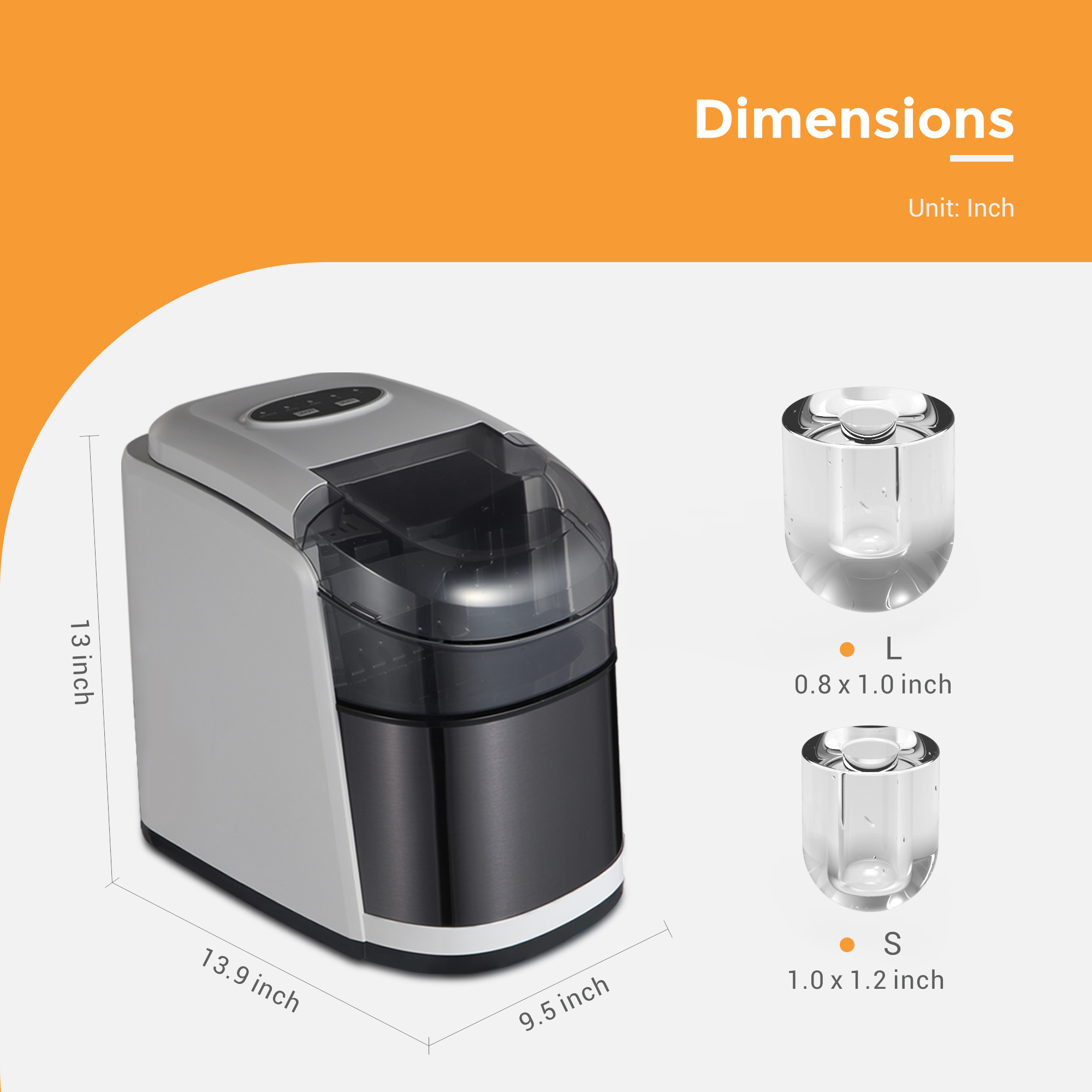 Garage Ice Making Machine 15kg Home Bullet Ice Maker Mini Small Portable Nugget Ice Maker Machine for Business Prices Automatic
