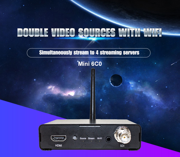 Live Streaming IP Video Encoder Decoder With 1920x1080P60 Resolution