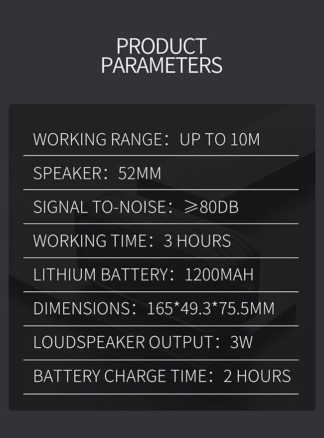 3h Waterproof IPX7 1200mAh Portable Mini Bluetooth Speaker