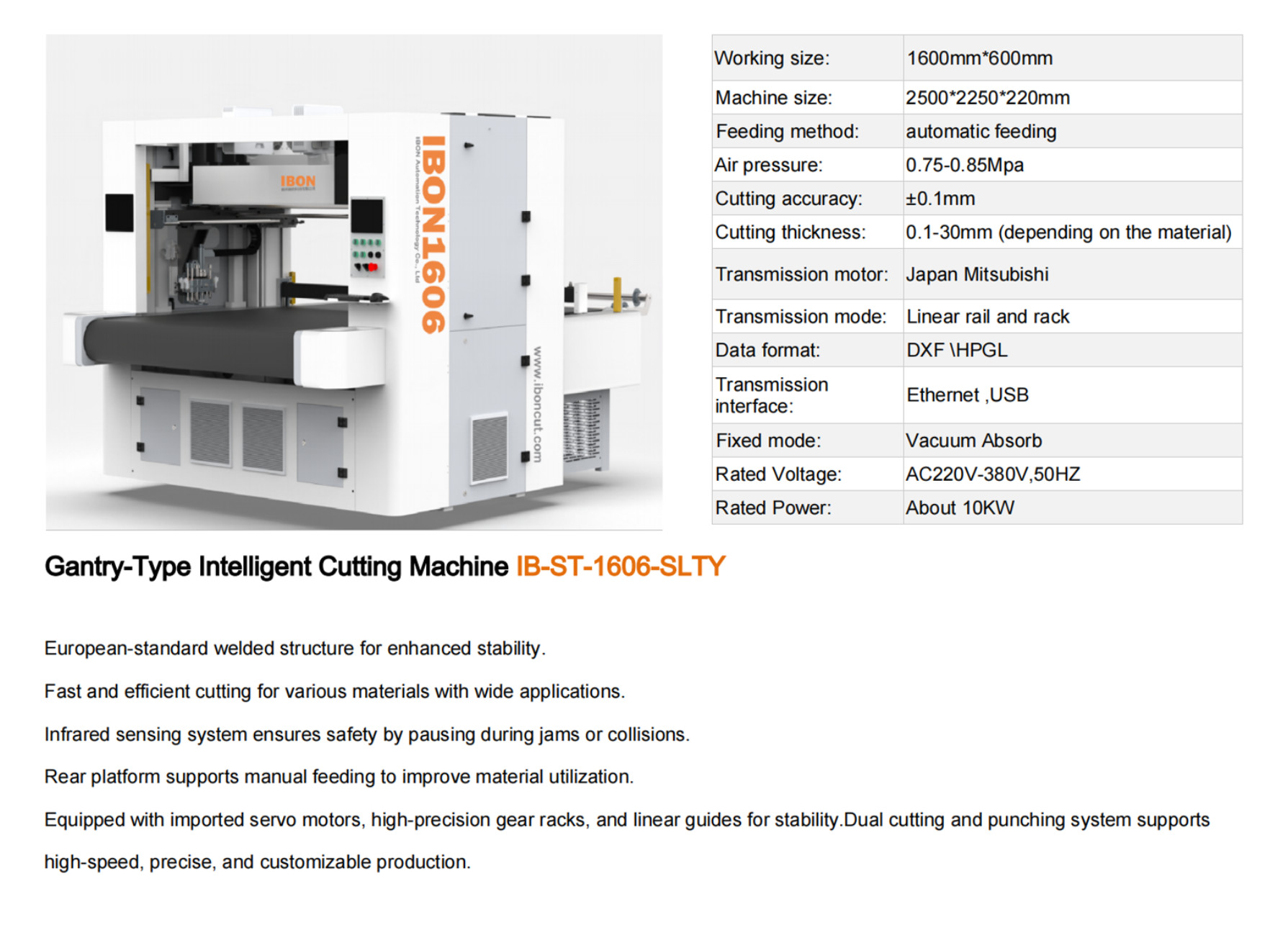 EVA Shock-absorbing Gasket Digital Knife Cutting Machine