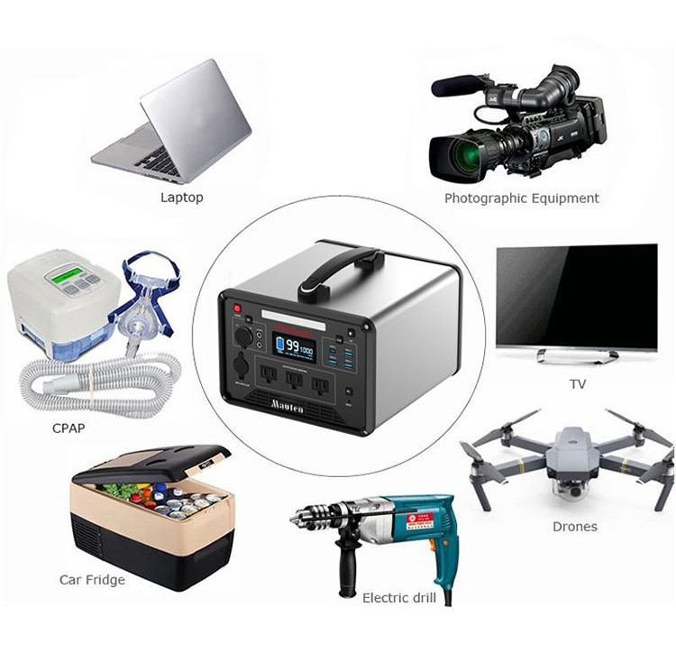 PD45W RV Solar Energy System Portable Power Station With 12V Lithium Battery