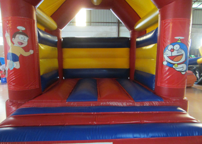 Indoor Inflatable Bounce House , Big Party Bounce House With Slide 3.5 X 3.5m