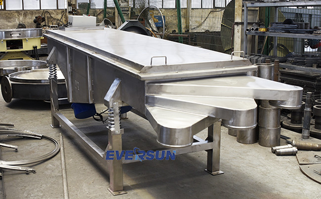 Customized Multideck Mineral Particles Linear Vibrating Screen Classifier Machine