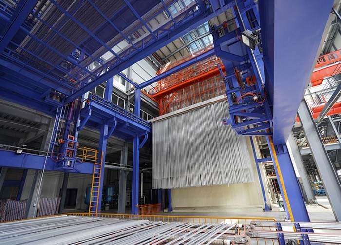 Industrial Rinsing Degreasing Rectifier Automatic Vertical Anodizing Production Line And Electrophoresis System