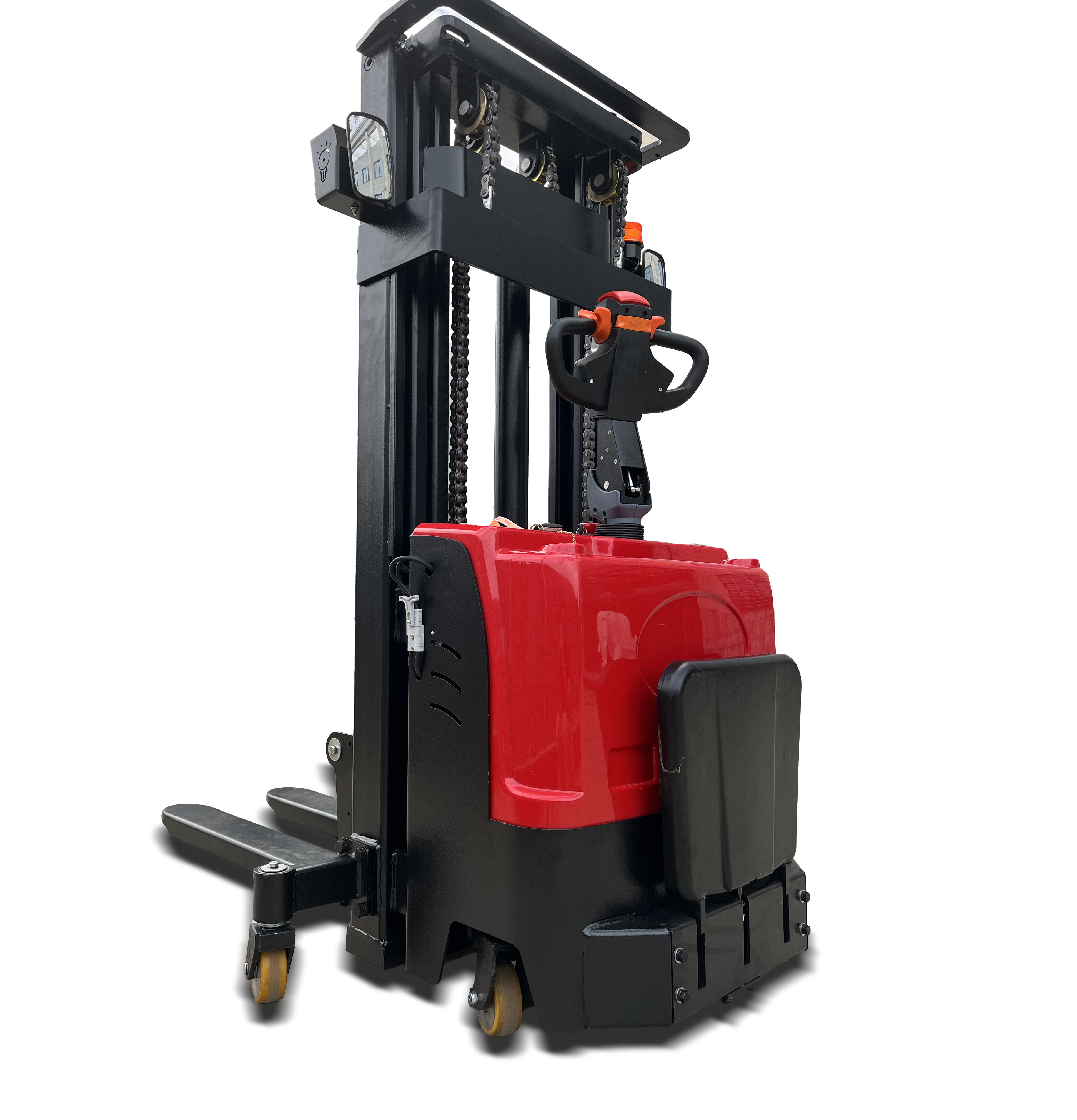 1m 2m 3m 4m 4.5m Electric Stacker Pallet Stacke Small Space Use Fork Lift 2000kg