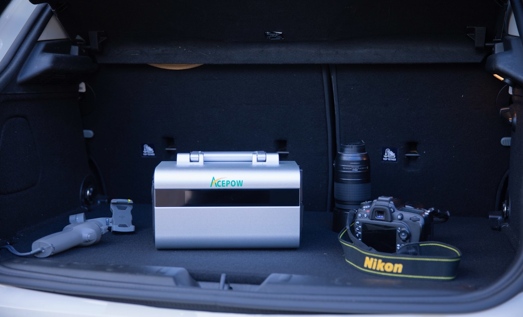 Aluminium Case Led Portable Power Station Lithium Abs 600