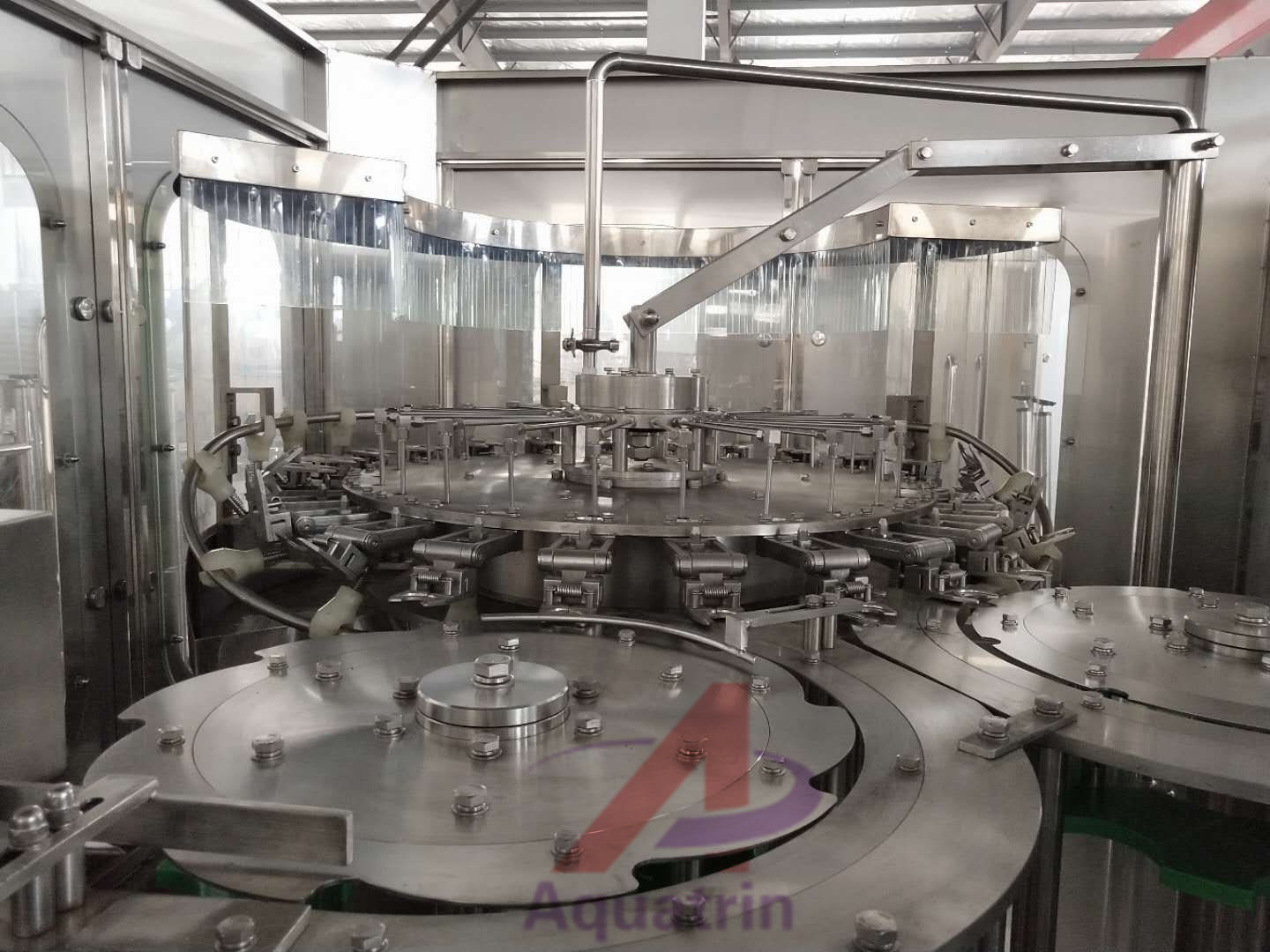 PLC 200ml Spring Water Filling Machine 5000PBH Plastic Screw Cap