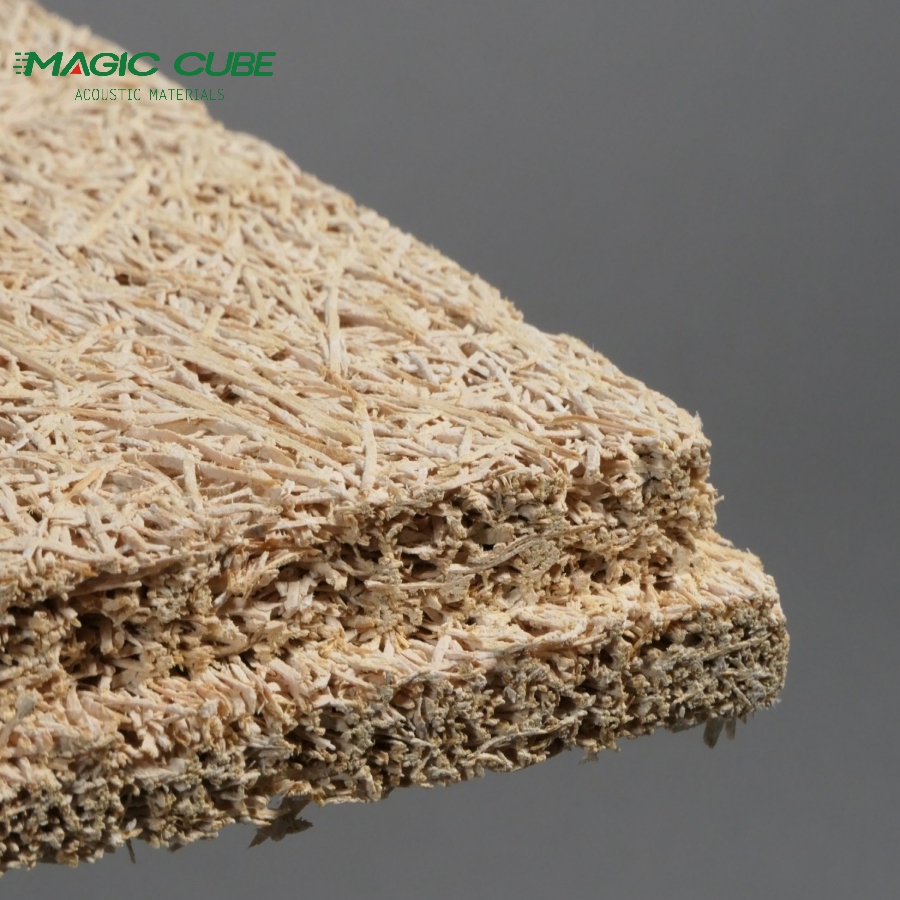 Office Building Acoustic Wood Wool Board Customized With Envirocoustic Paint