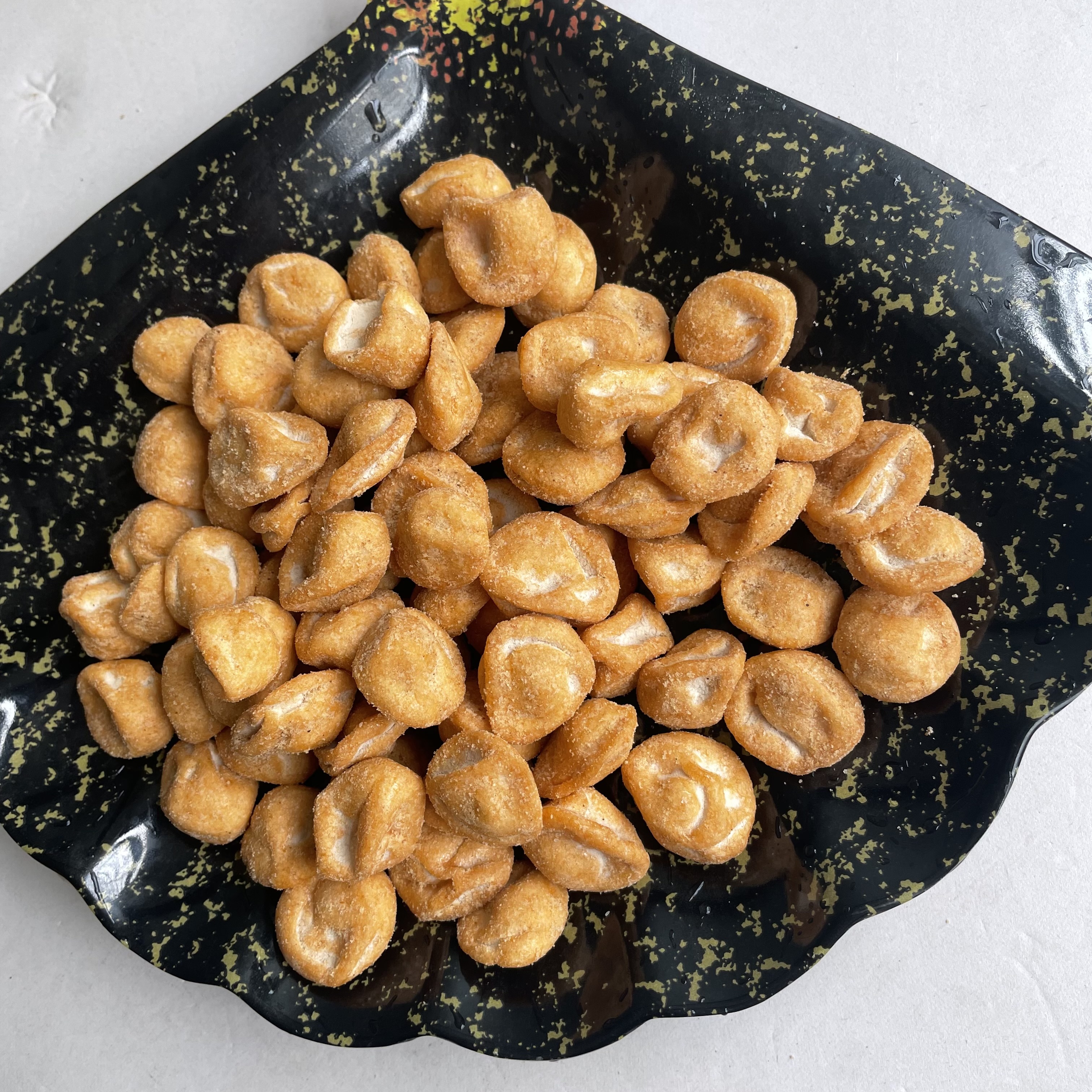 Ravioli Coated Peanut Butter Crackers