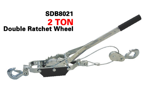 Carbon / Stainless Alloy Steel Manual Ratchet Lever Hoist Wheel Hoist Puller 2 Ton