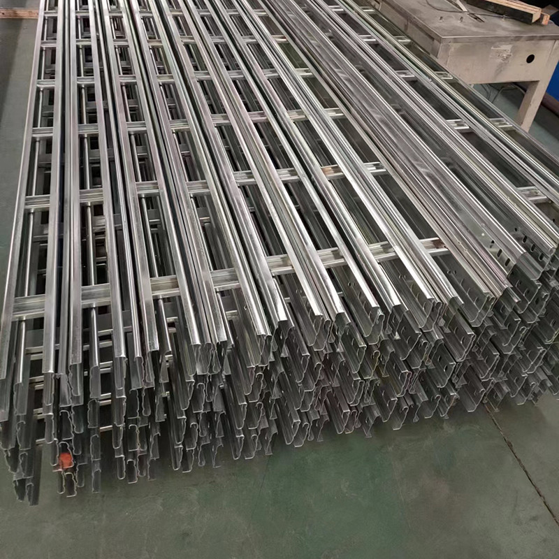 Customizable Ladder Trough Type Cable Tray 50mm-1000mm For Steel