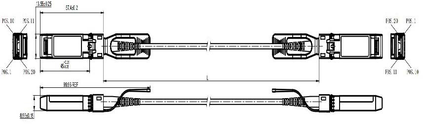 SFP+ To SFP+ 10G OM3 Active Optical Cable Direct Attach 10G AOC Cable 1 - 100M