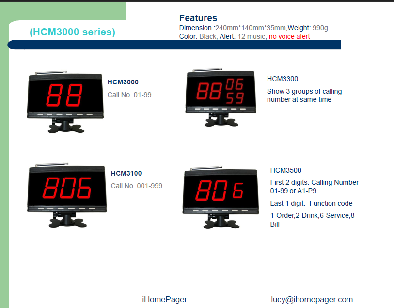 New design one key touch button guest call service system for hotel