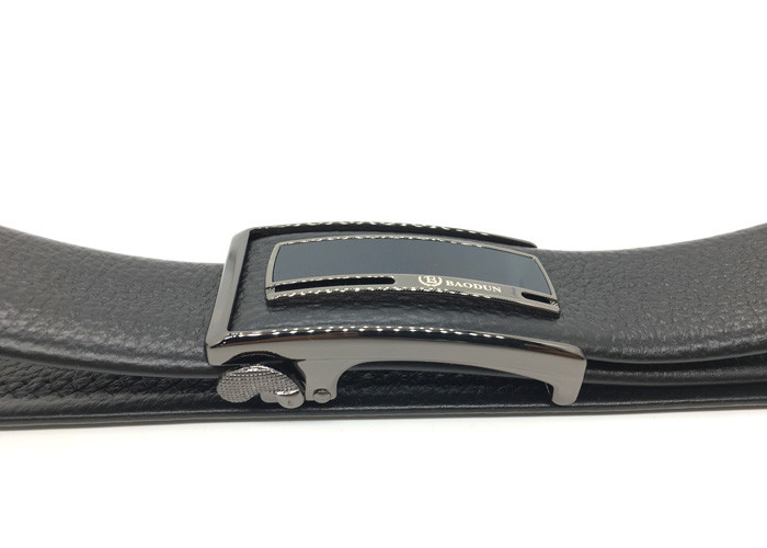 Full Grain Leather Ratchet Men's Automatic Buckle Belt