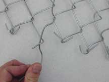 Chain Link Fence - Cork Screw No 5