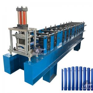 China Hungary Automated Fence Panel Machine , Metal Fence Panel Roll Forming Machine on sale