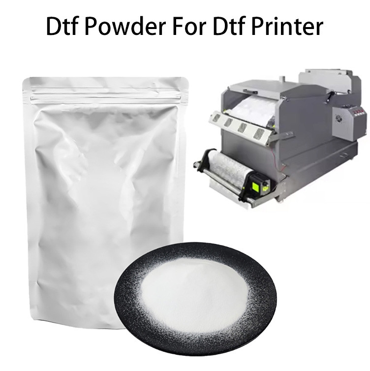 Hot Melt Transfer TPU DTF Powder with Melting Temperature 130-150C and Melting Range Dsc 95-105C